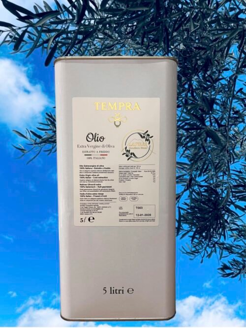 Olio EVO Nocellara Etnea-Confezione 4 Latte da 5 Litri (20Litri)